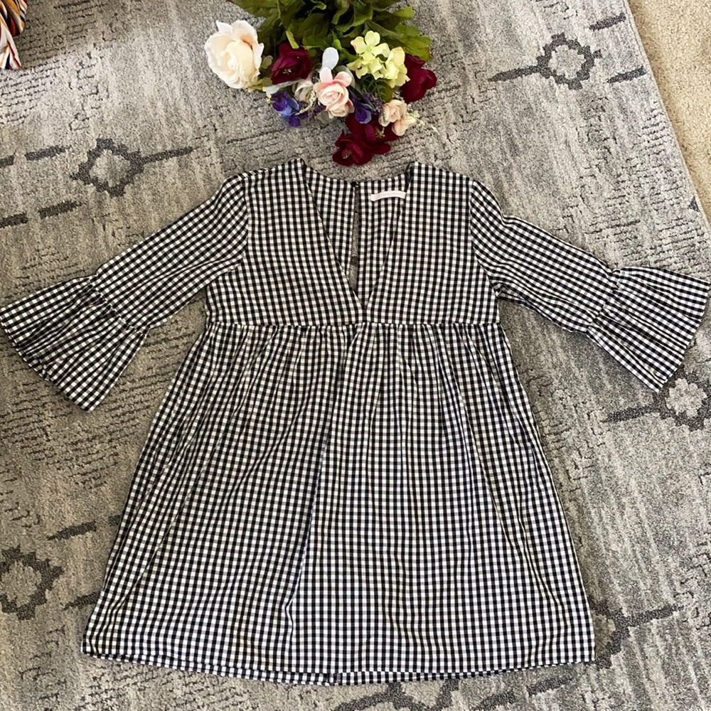 Zara Trafaluc Collection Gingham Jumper w/ Skirt